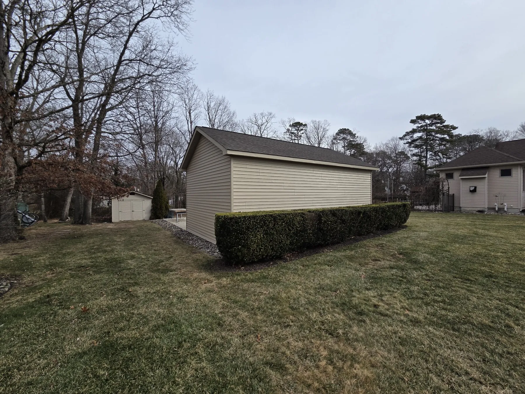 Completed exterior of the custom golf simulator building constructed by Reese Enterprises in Vineland, New Jersey